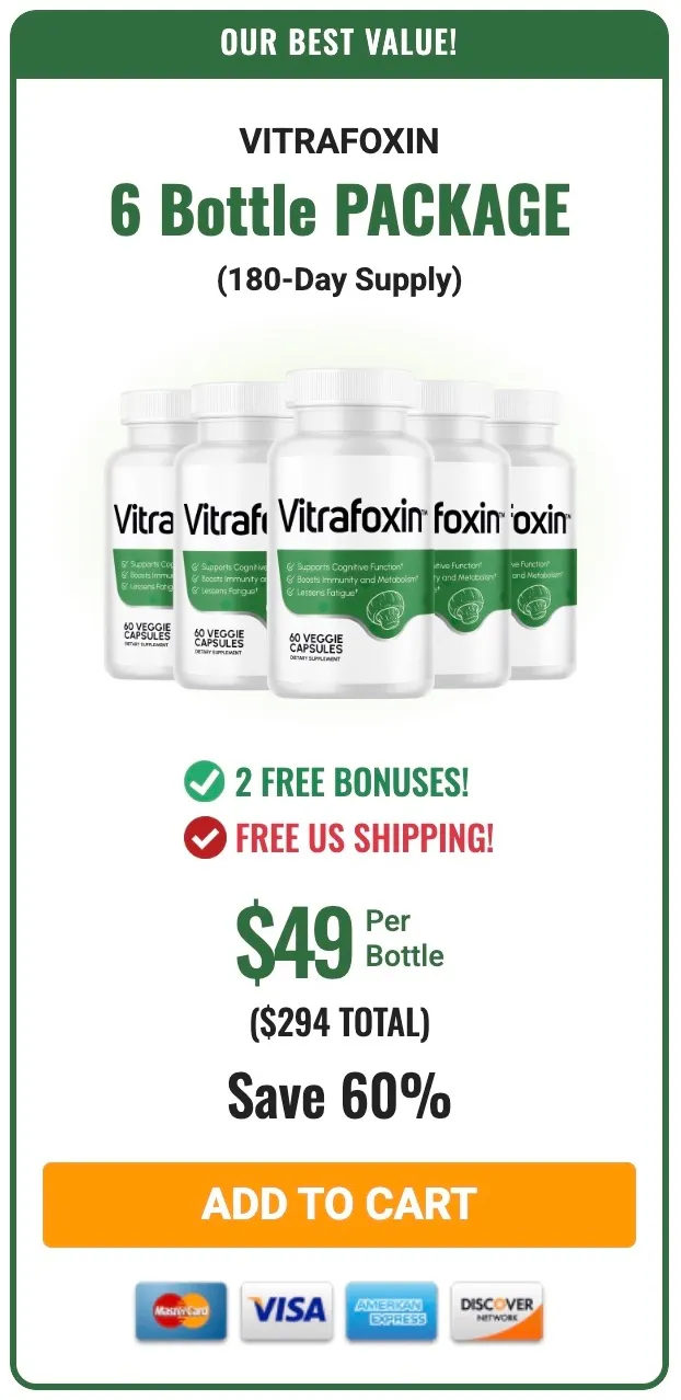Vitrafoxin 6 bottles